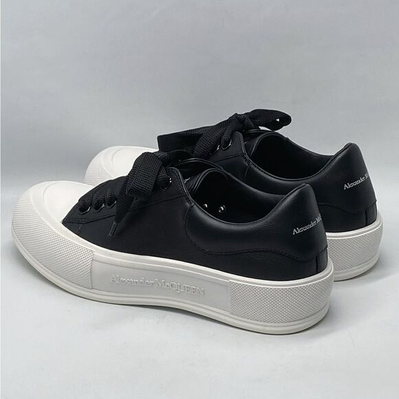 Alexander McQueen Deck Plimsoll leather sneakers size 39 - Picture 10 of 13